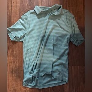 Under Armour Men’s Light Teal Striped Polo